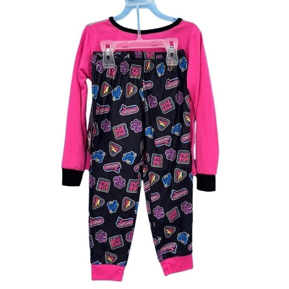 Girls Long Sleeve Pajama Lounge 2-Piece Set 2-Pack Size XS 4/5 - Picture 6 of 11